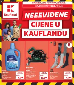 Pregled letka Split-Ravne njive trgovine Kaufland vrijedi od 22.10.2025