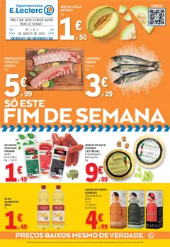 Pré-visualização do folheto da loja E.Leclerc válida a partir de 01/08/2025