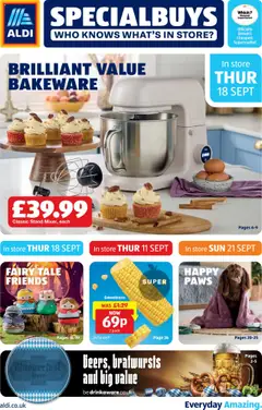 Preview of Aldi Weekly offers UK Specialbuys valid from 18/09/2025