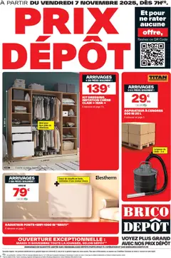 Prévisualisation de Catalogue du magasin Brico Dépôt formulaire valide 07/11/2025