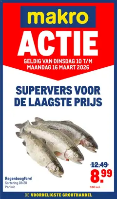 Voorbeeld van Makro folder - Versdeals van winkel Makro geldig vanaf 10-03-2026