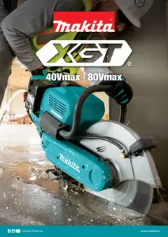 Previzualizarea de cataloage: Makita Catalog - Mașini cu acumulatori XGT 40Vmax / 80Vmax valabil de la 01.02.2024