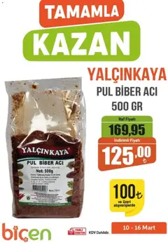 Biçen Market Biçen Market - Tamamla Kazan 10.03.2026 - Broşürünün önizlemesi