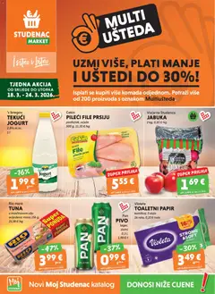 Pregled letka Studenac Katalog trgovine Studenac vrijedi od 18.03.2026