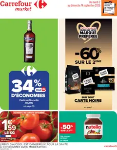 Prévisualisation de Catalogue de la semaine 36 du magasin Carrefour Market formulaire valide 02/09/2025