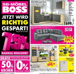 Vorschau von dem Prospekt des Geschäftes SB Möbel Boss, gültig ab dem 26.07.2025