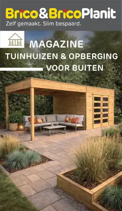 Voorbeeld van Brico Tuinhuismagazine van winkel Brico geldig vanaf 12/03/2026