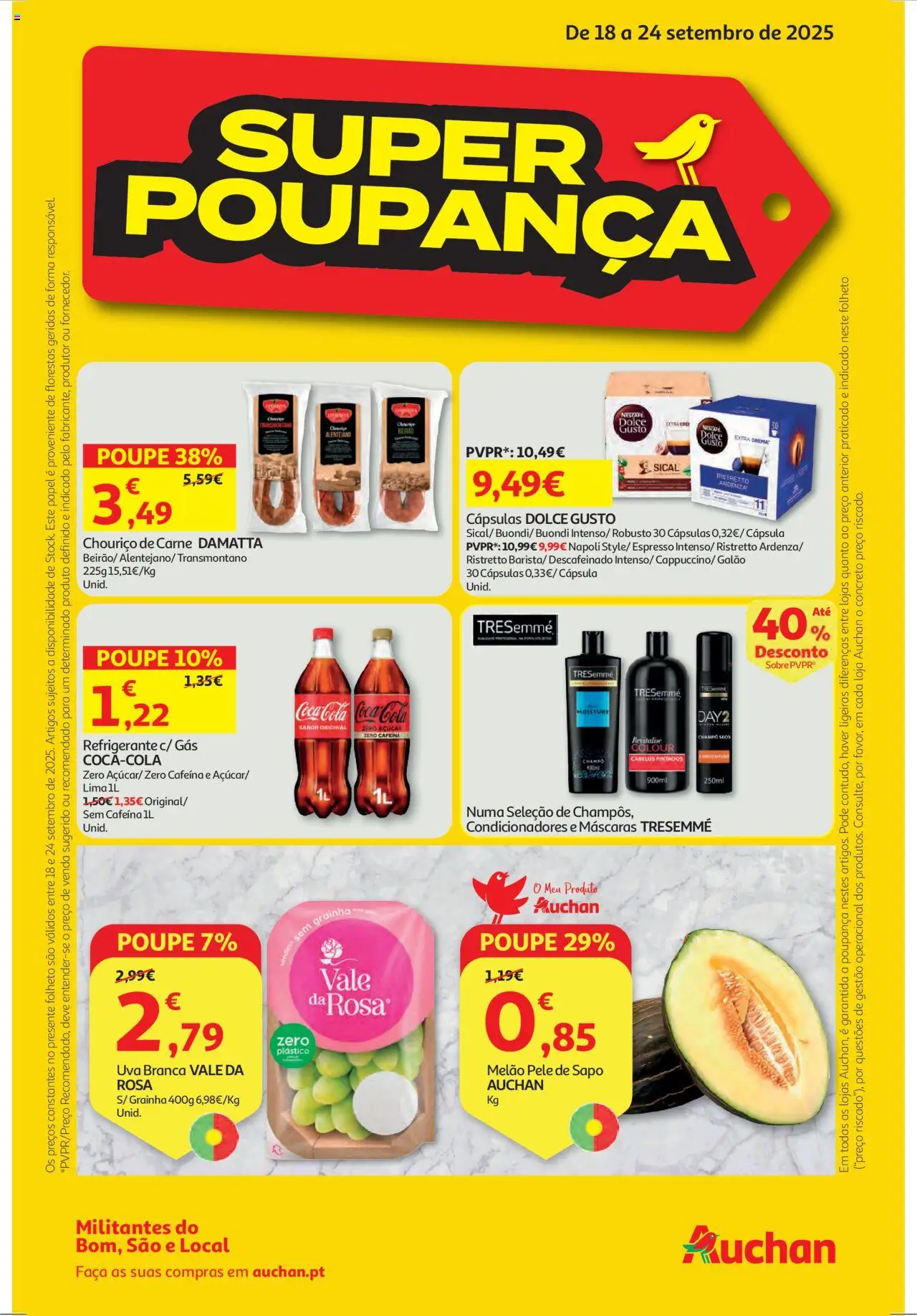 Auchan Folheto de 18/09/2025 - catálogo esta semana - página 1