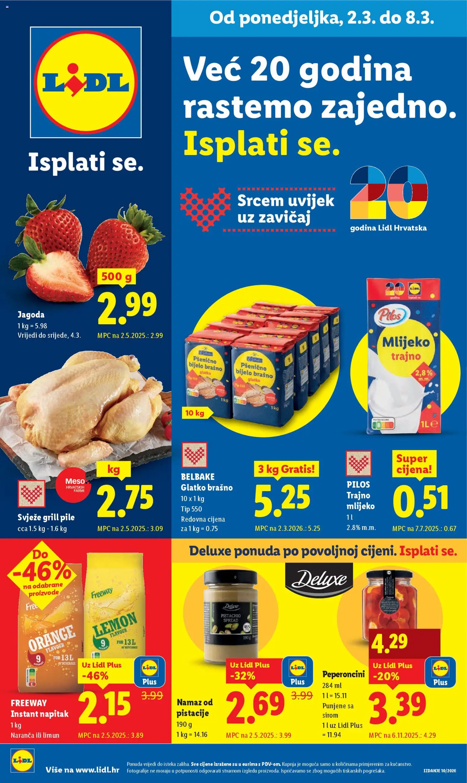 Pregled letka Katalog trgovine Lidl vrijedi od 02.03.2026
