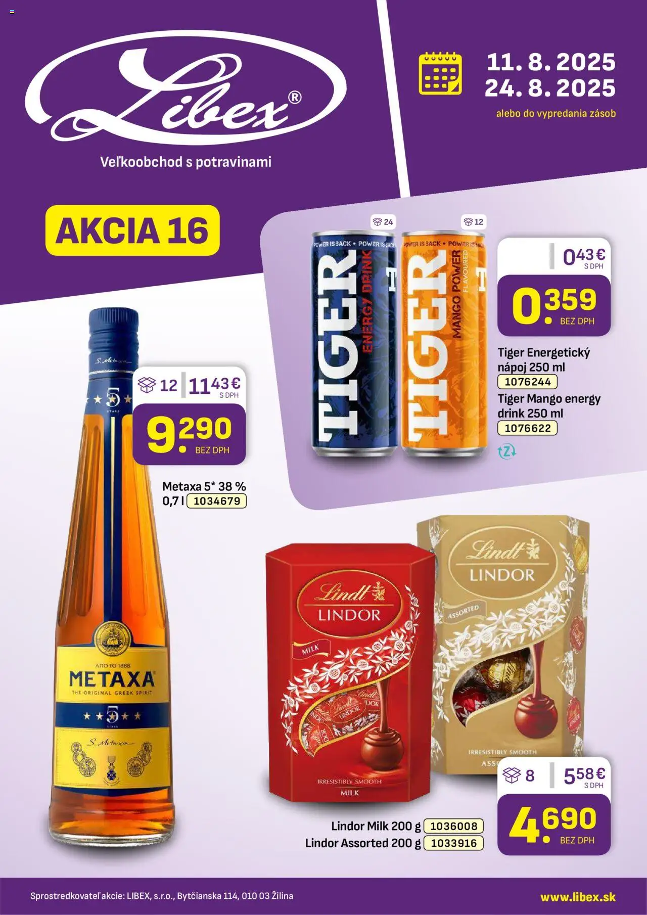 Libex Leták (11.08. - 24.08.2025) - Akčná ponuka