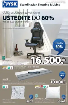Pregled Jysk kataloga - važi od 08.10.2025