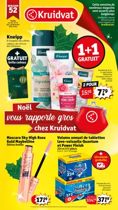 Prévisualisation de Folder de la semaine 52 du magasin Kruidvat formulaire valide 23/12/2025