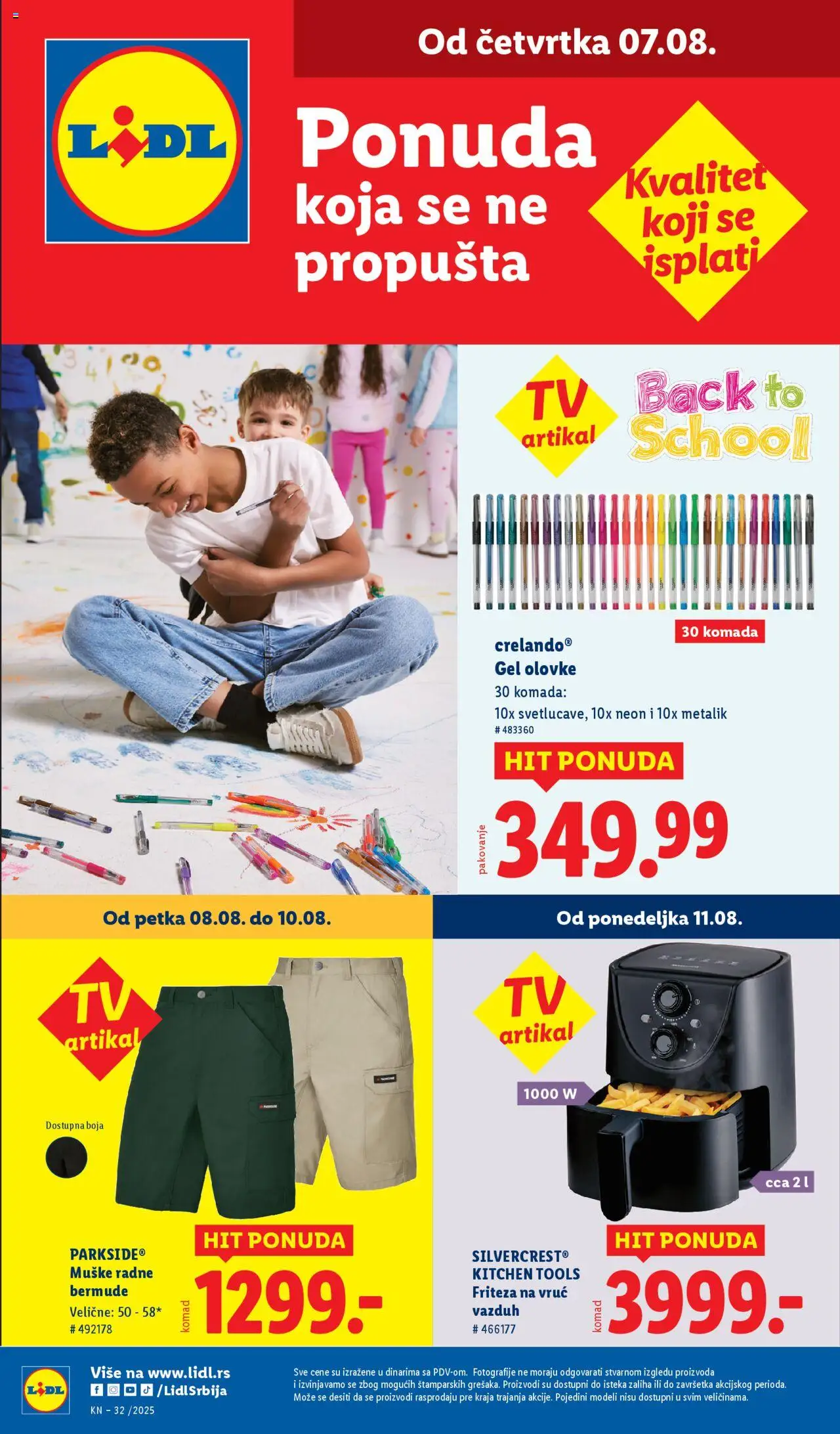 Lidl katalog važi od 07.08.2025 - stranica 1
