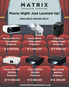 Preview of Matrix Warehouse flyer valid from 26/11/2025