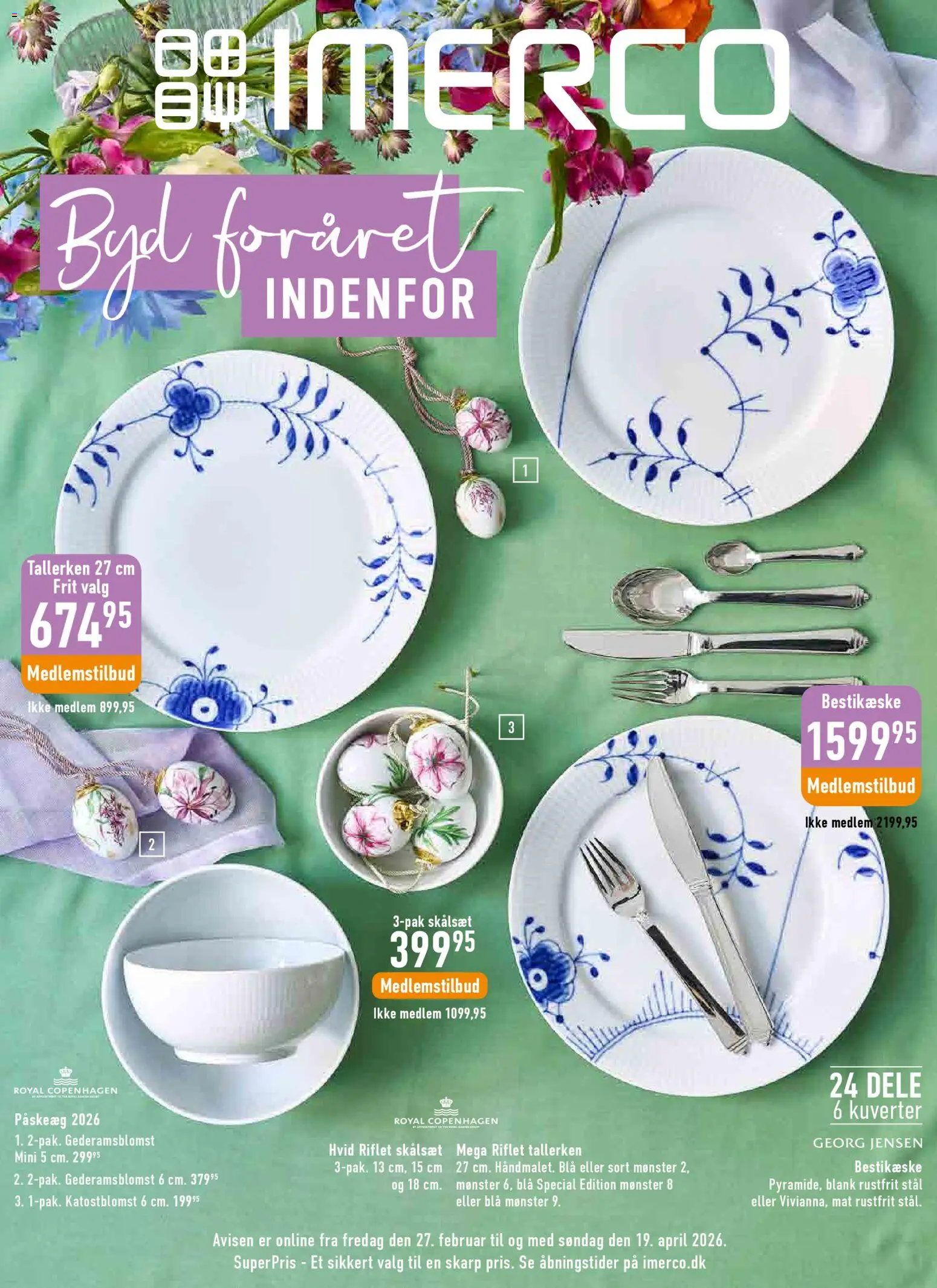 Eksempel på tilbudsavis Imerco - Forår fra butik Imerco gyldig fra 27/02/2026