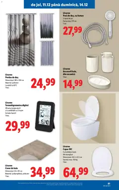 Previzualizarea de cataloage: Lidl Catalog nou valabil de la 08.12.2025 | Pagina: 81