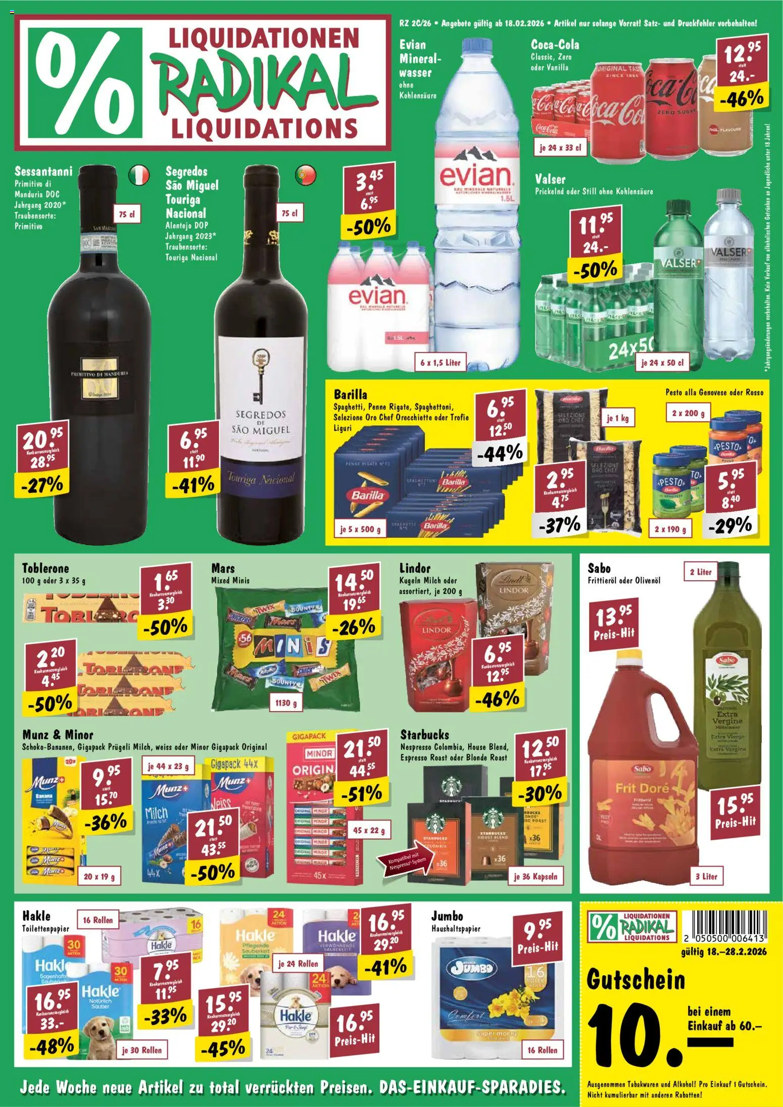 Vorschau des Merkblatts Aktionen vom Shop Radikal gültig von 18.02.2026 bis 