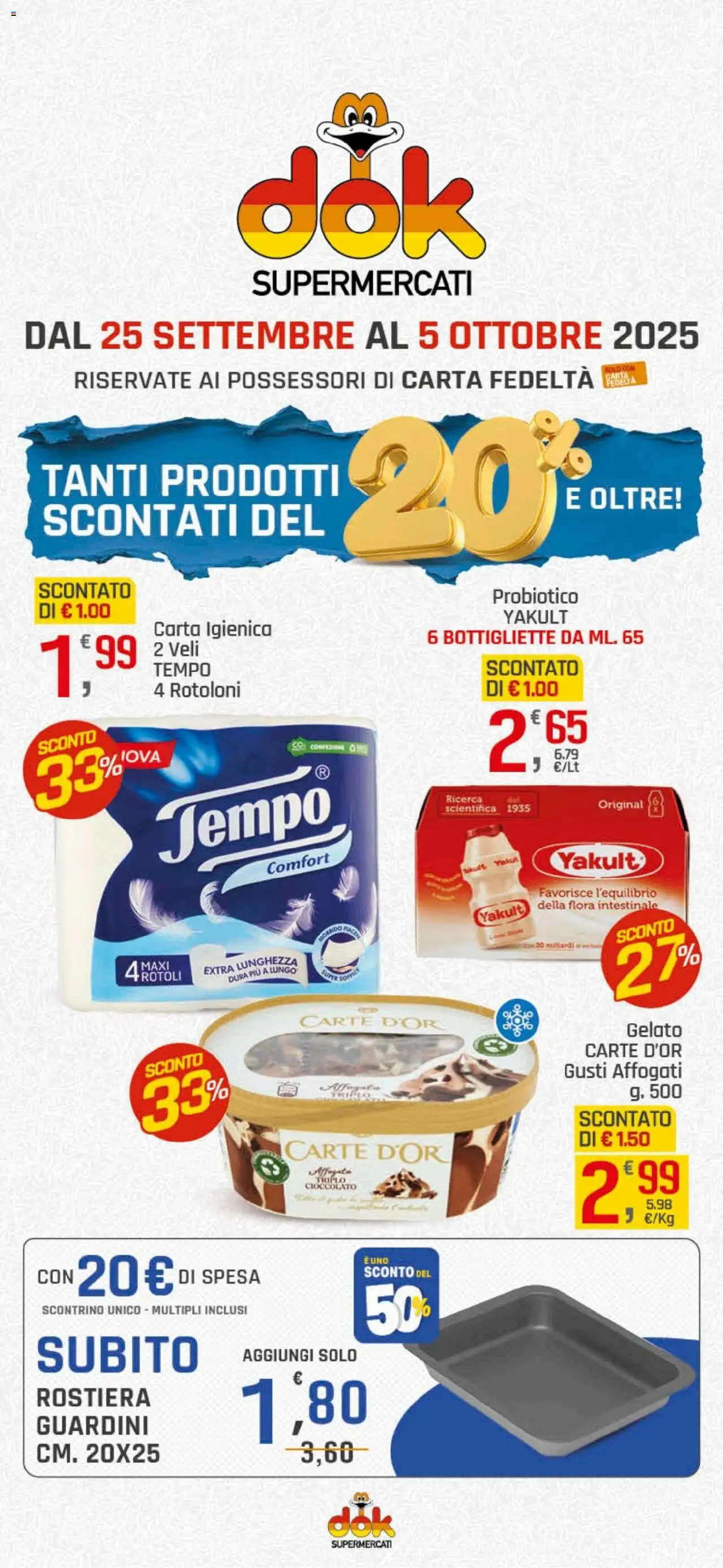 Volantino DOK valido da 25/09/2025 numero di pagina 1