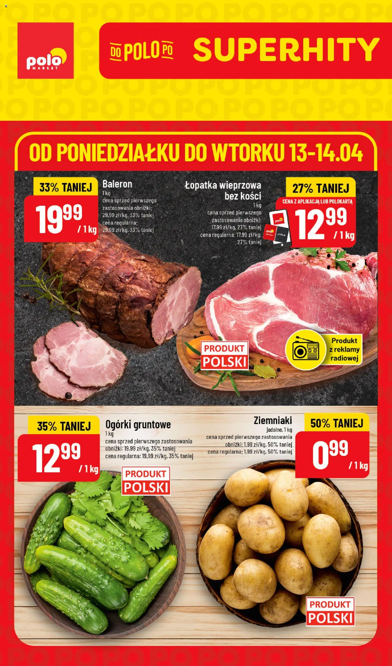 Pogląd gazetki "POLOmarket gazetka - Super Hity" ze sklepu POLOmarket ważnej od 13.04.2026
