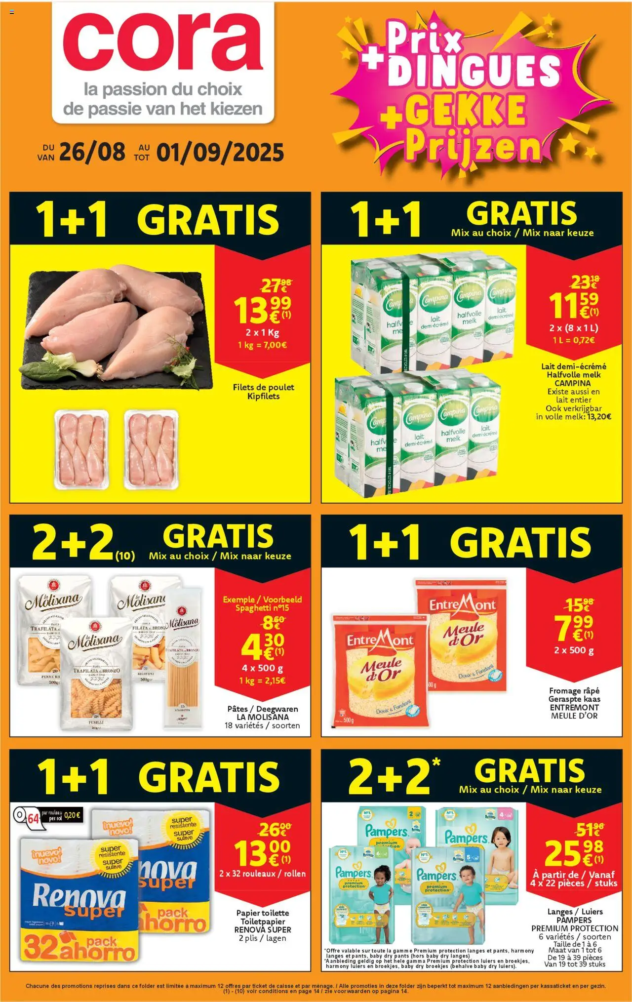 Cora shop Folder week 35 geldig vanaf 26/08/2025 - Paginanummer 1