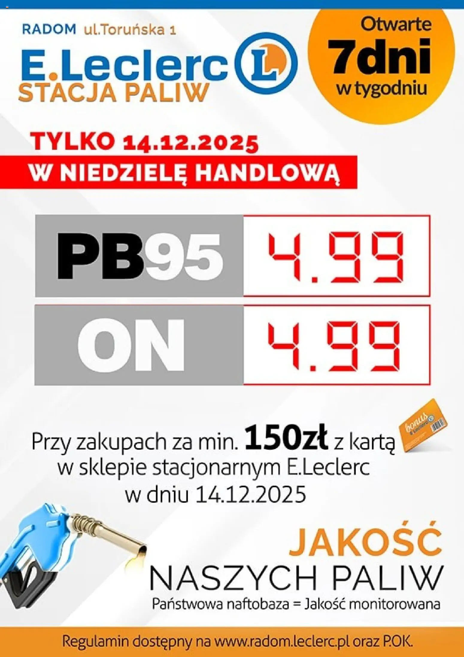 Pogląd gazetki "Radom" ze sklepu E.Leclerc ważnej od 14.12.2025