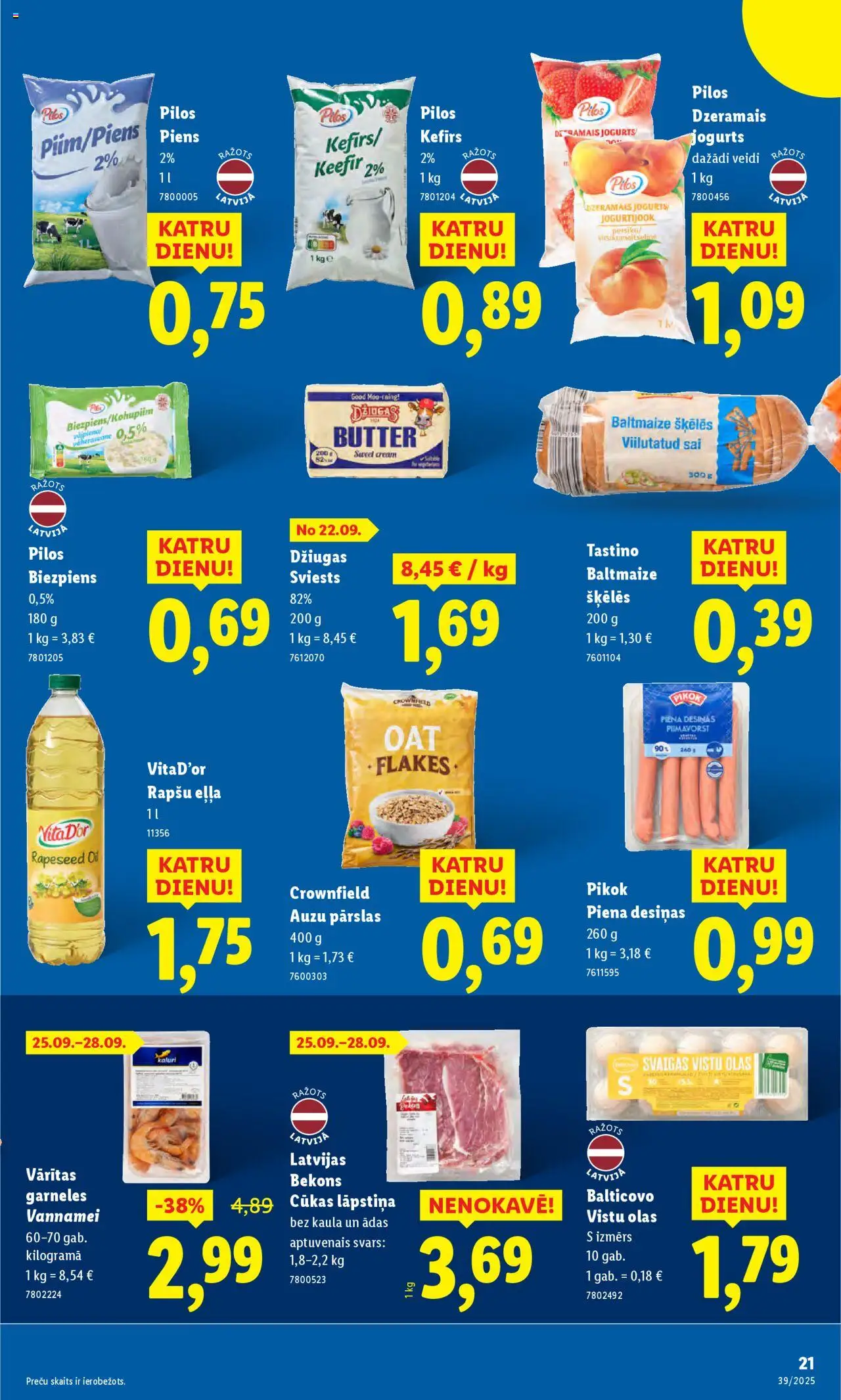Skatīt Lidl akciju bukletu, derīgs no 2025.09.22