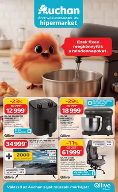 Auchan - Qilive ajánlataink megtekintése, amely érvényes 2026.02.05.-től