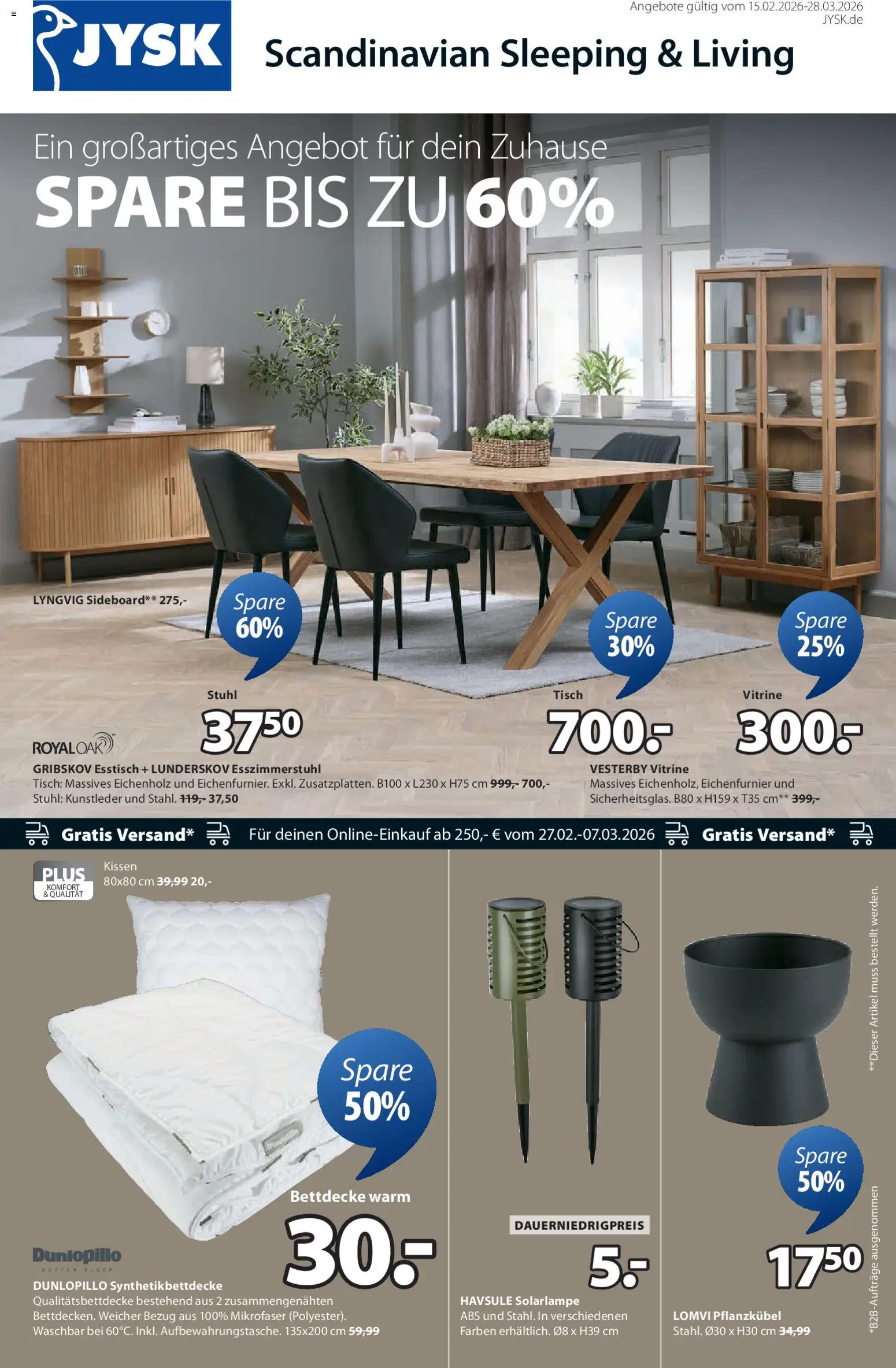 Vorschau von dem Prospekt des Geschäftes JYSK, gültig ab dem 15.02.2026