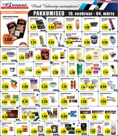 Grossi Toidukaubad kliendilehe eelvaade alates 19.02.2026