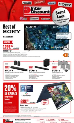 Vorschau des Merkblatts Aktionen Brand Love FR vom Shop Interdiscount gültig von 08.09.2025 bis 21.09.2025