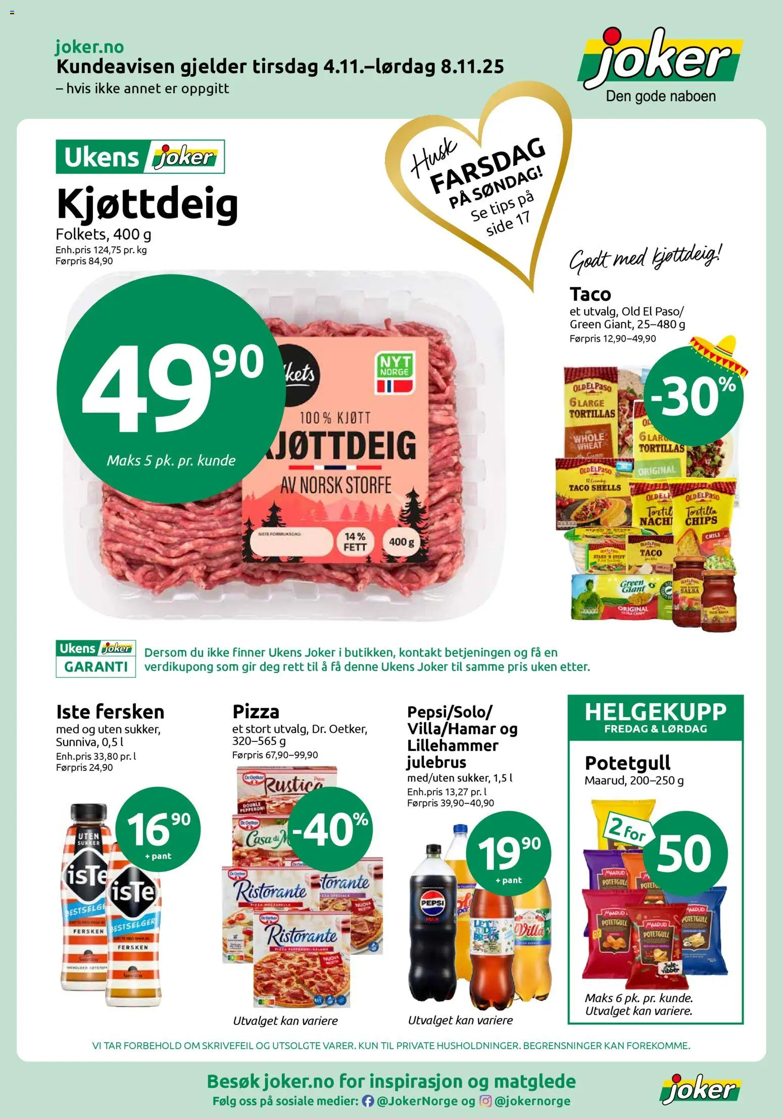 Forhåndsvis Kundeavis fra butikk Joker gyldig fra 04/11/2025