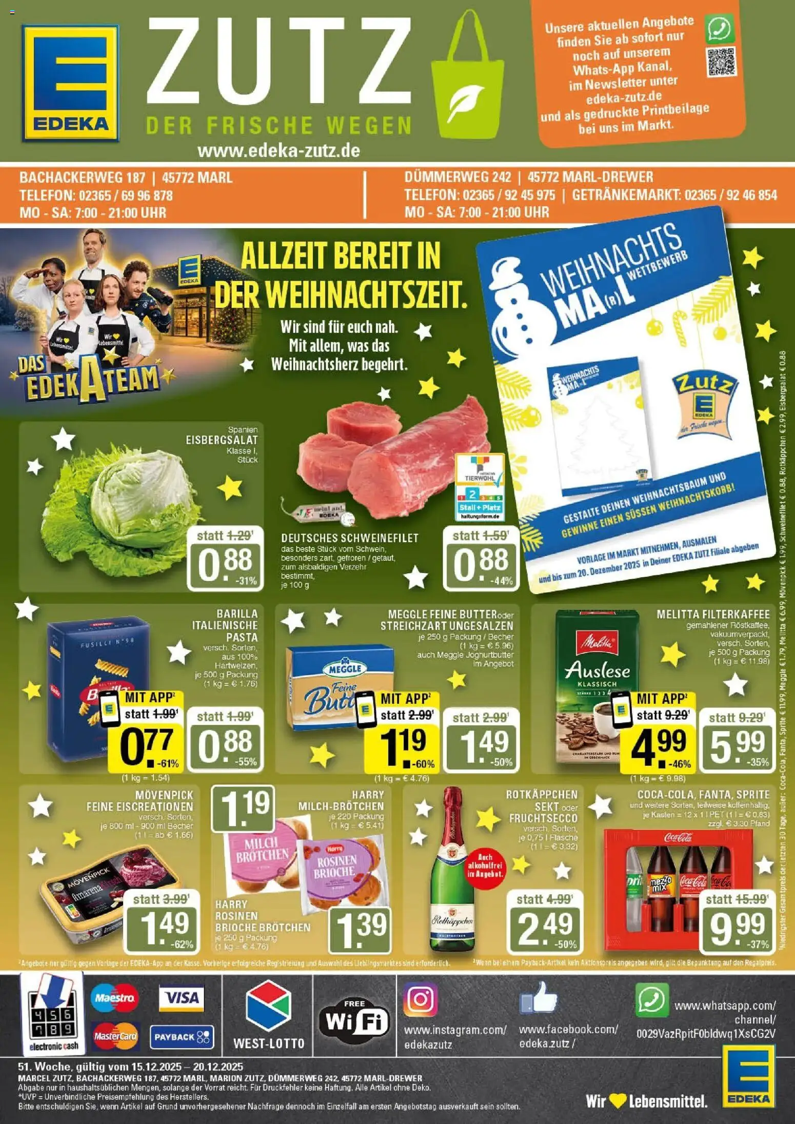 Vorschau von dem Prospekt des Geschäftes Edeka, gültig ab dem 15.12.2025