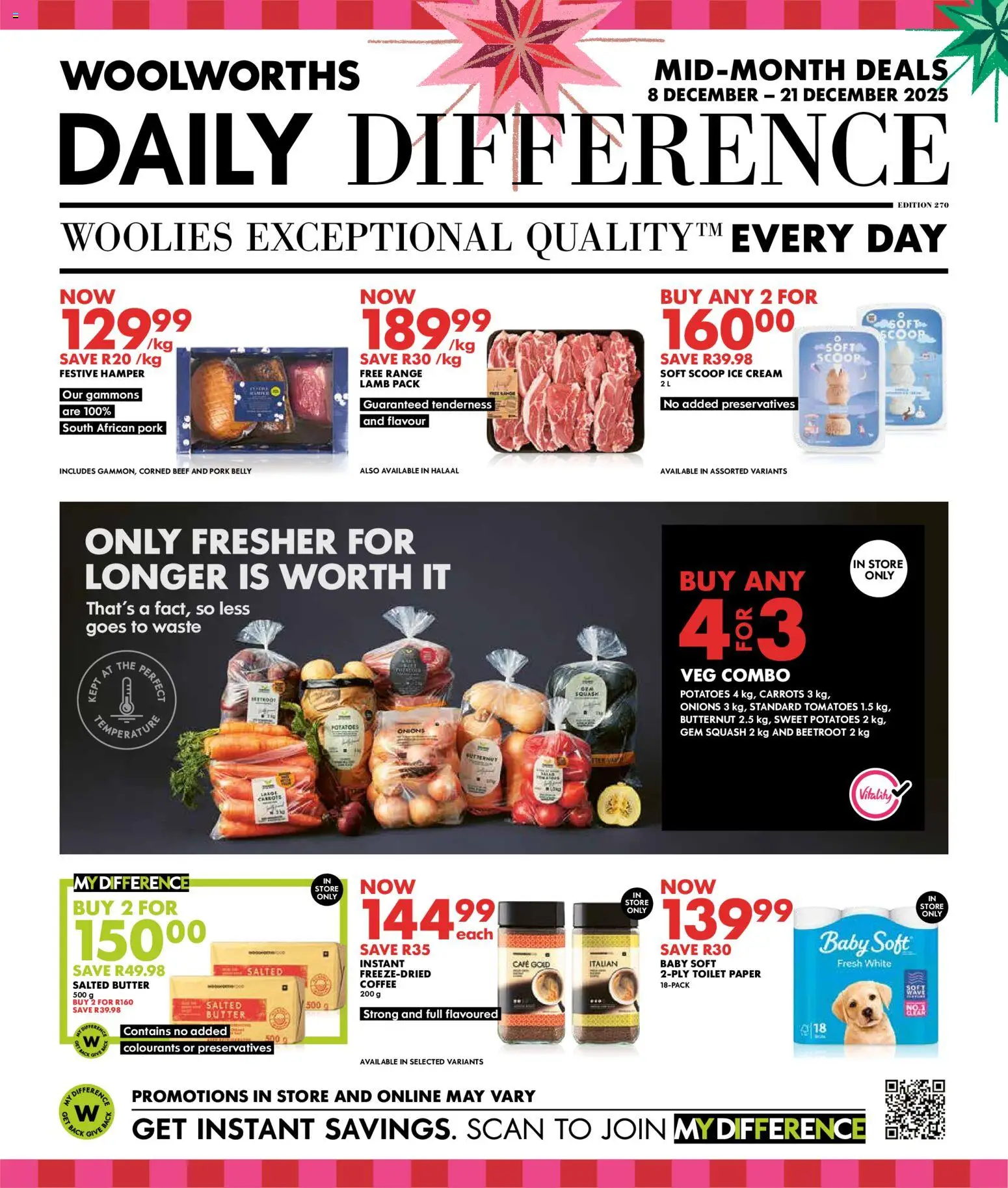 Preview of Woolworths flyer valid from 08/12/2025