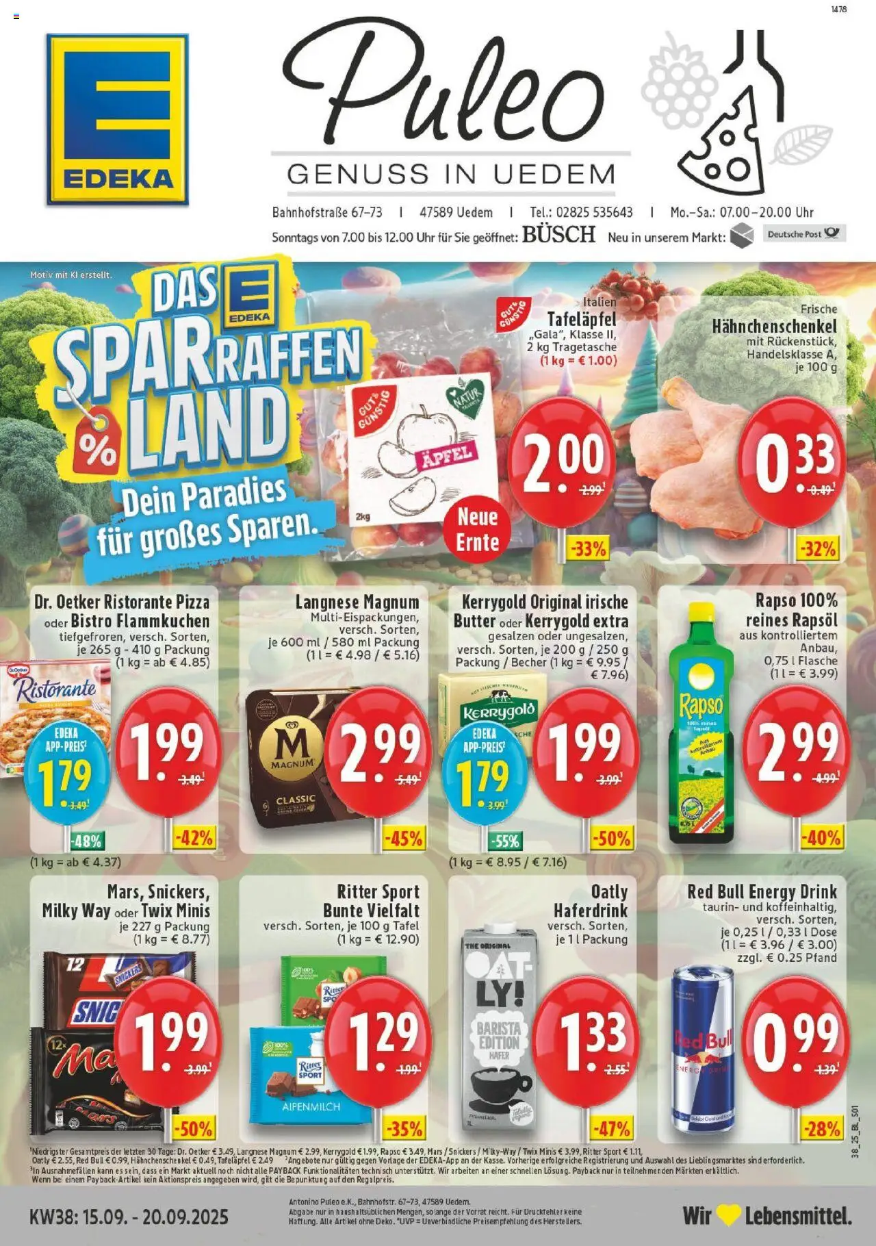 EDEKA Prospekt ab 14.09.2025 - Prospekt Uedem Online