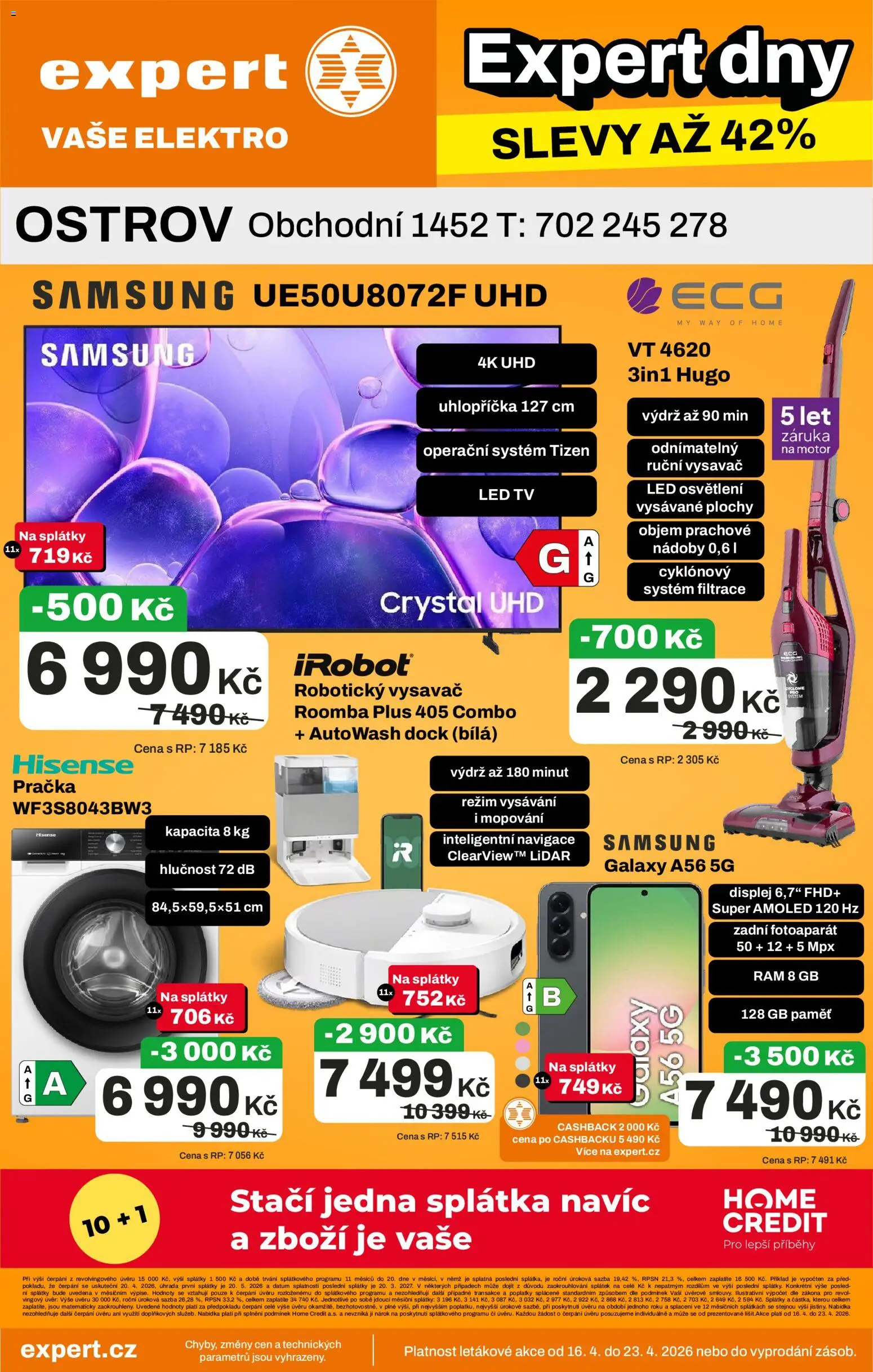 Náhled nabídky: Expert elektro Expert elektro leták platný od 16.04.2026