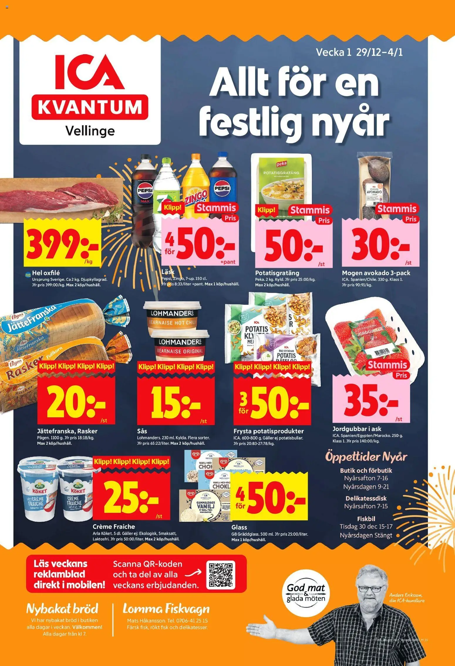 Förhandsgranska reklamblad Vellinge från butik ICA Kvantum gäller från 30/12/2025
