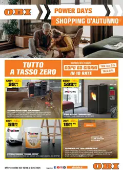 Anteprima dell'opuscolo Shopping d'autunno dal negozio OBI valido da 15/10/2025