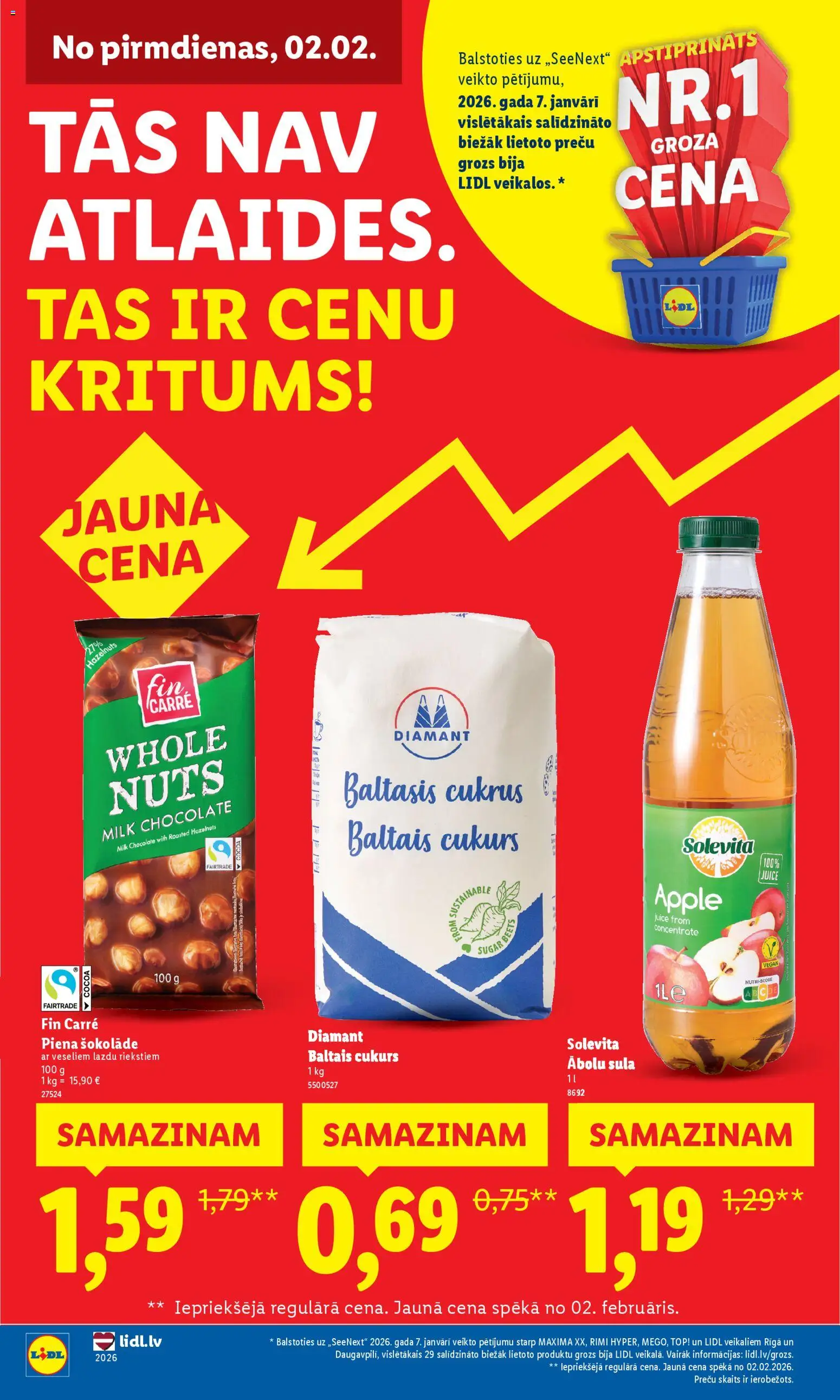 Skatīt Lidl akciju bukletu, derīgs no 05.01.2026.