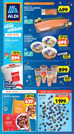 Aldi - Akciós újság Aldi megtekintése, amely érvényes 2025.12.18.-től