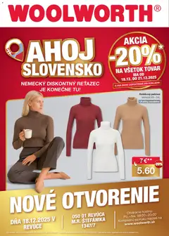 Náhľad Woolworth letáku platného od 15.12.2025