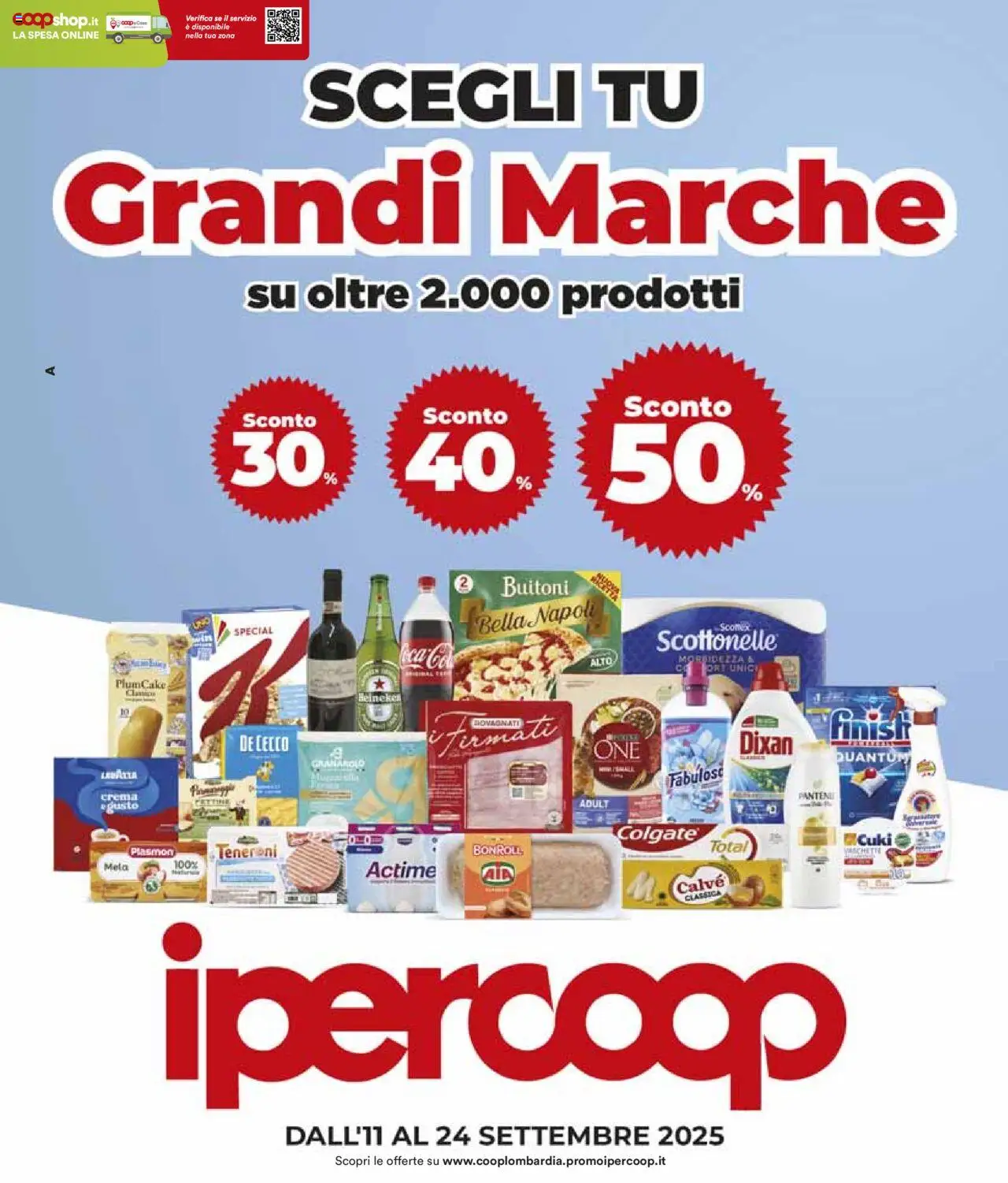 Volantino Ipercoop valido da 11/09/2025 numero di pagina 1