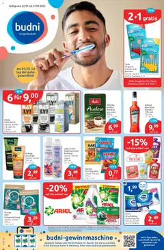 Vorschau von dem Prospekt des Geschäftes Budni, gültig ab dem 22.09.2025