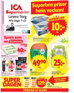 Förhandsgranska reklamblad Lund från butik ICA Supermarket gäller från 23/03/2026