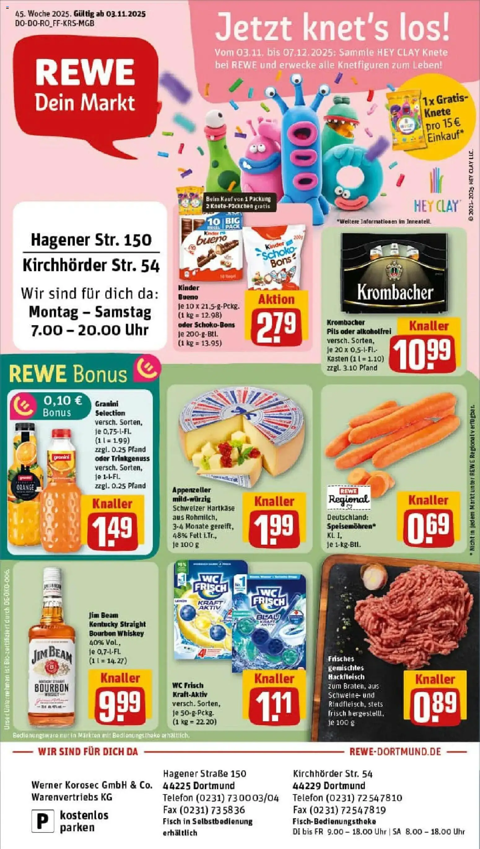 Vorschau von dem Prospekt des Geschäftes Rewe, gültig ab dem 03.11.2025