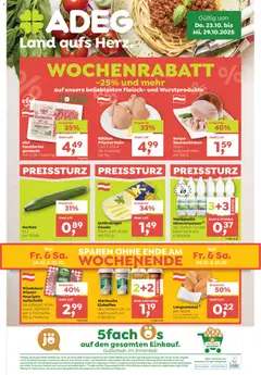 Vorschau der Angebote: ADEG Vorarlberg gültig ab 23.10.2025