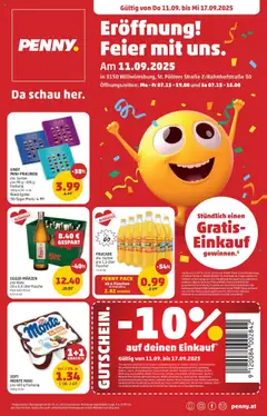 Vorschau der Angebote: Penny Markt Eröffnung in 3150 Wilhelmsburg gültig ab 11.09.2025