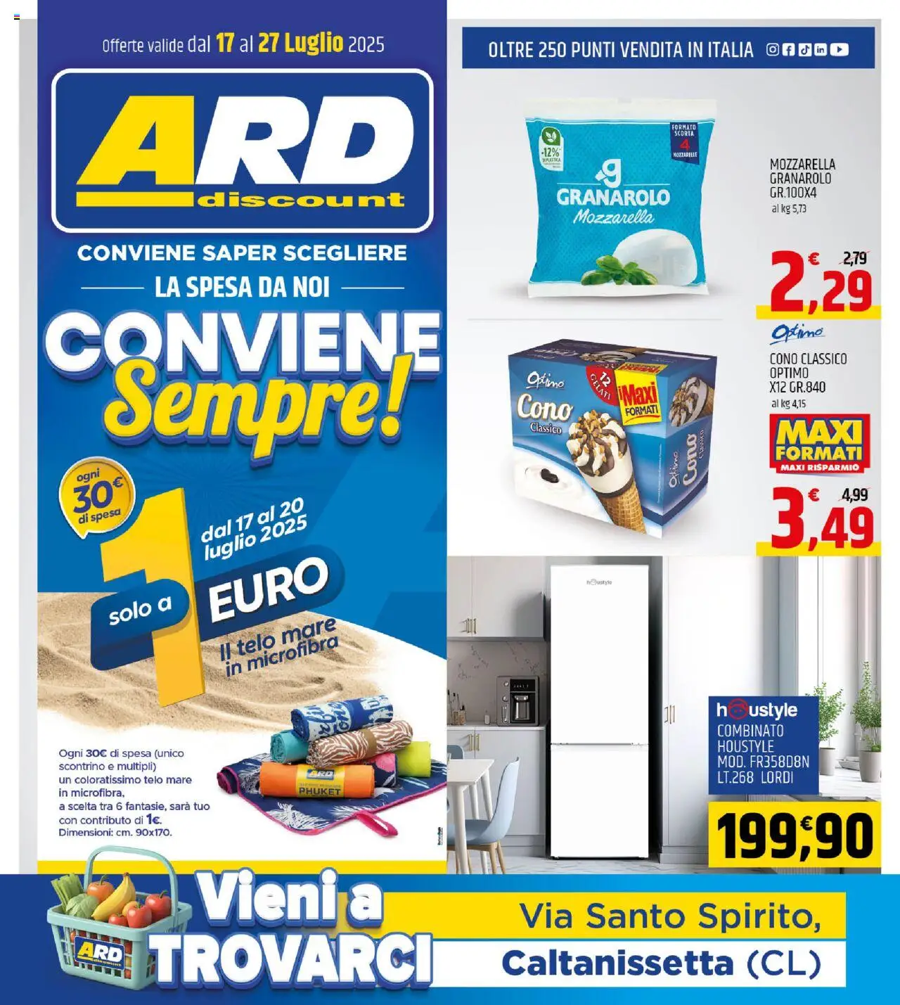 Volantino ARD Discount valido da 17/07/2025 numero di pagina 1