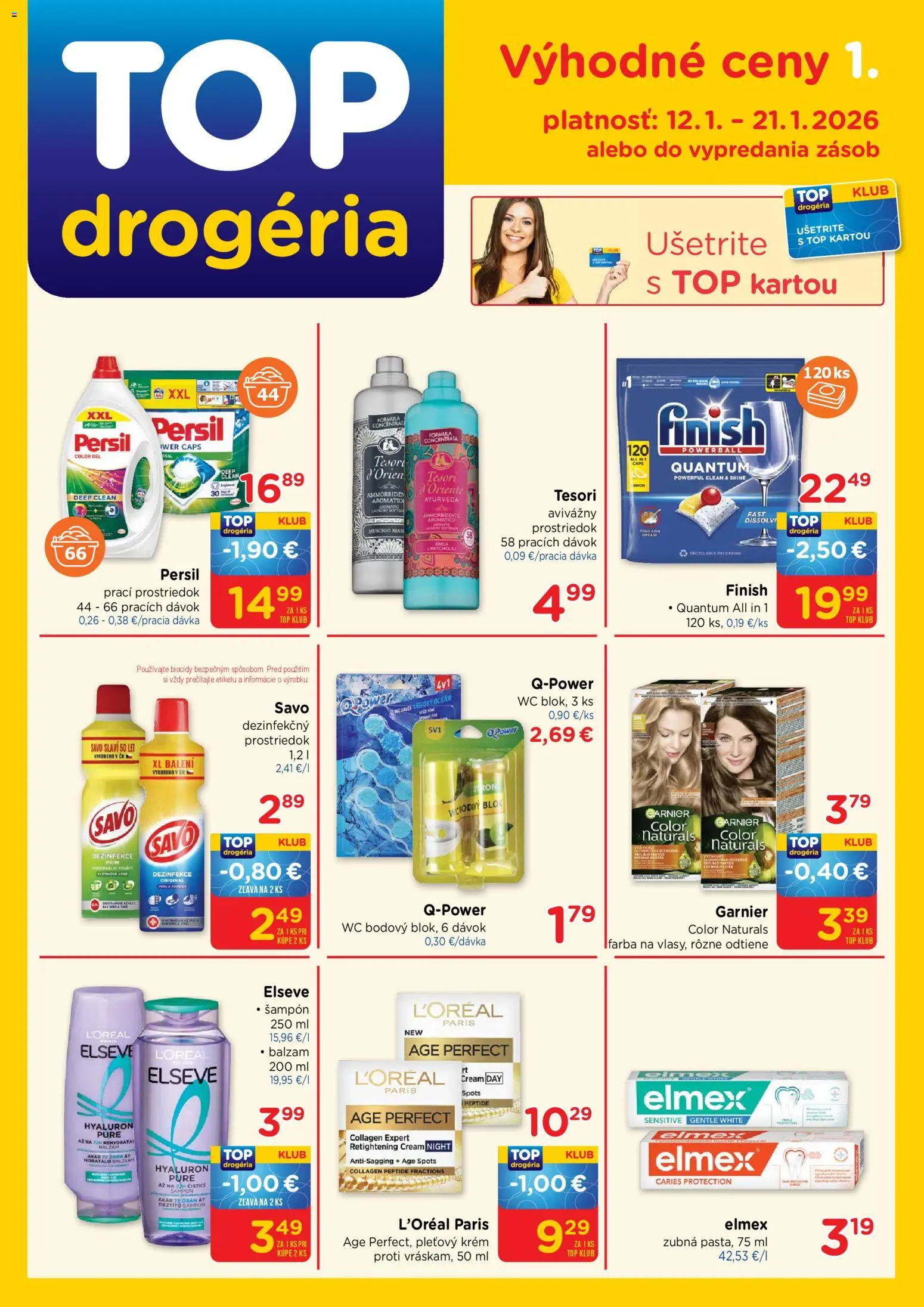 Náhľad TOP Drogéria letáku platného od 12.01.2026