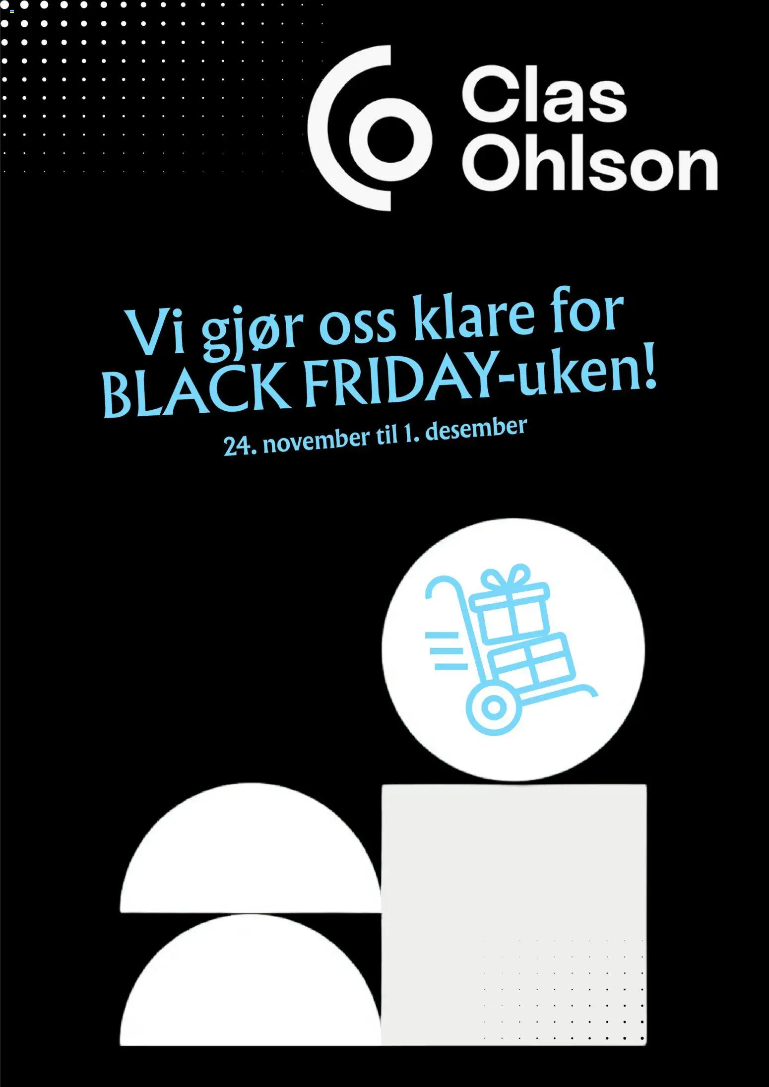 Forhåndsvis Black Friday fra butikk Clas Ohlson gyldig fra 24/11/2025