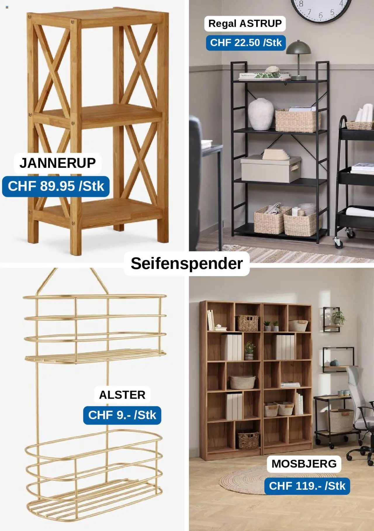 JYSK Aktionen ab 17.06.2025 - Seitennummer 5 - Seifenspender, Regal
